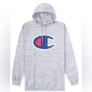 NWT- Men’s Champion Fleece Hoodie Big & Tall, Space Dye  SIZE: 5XL
